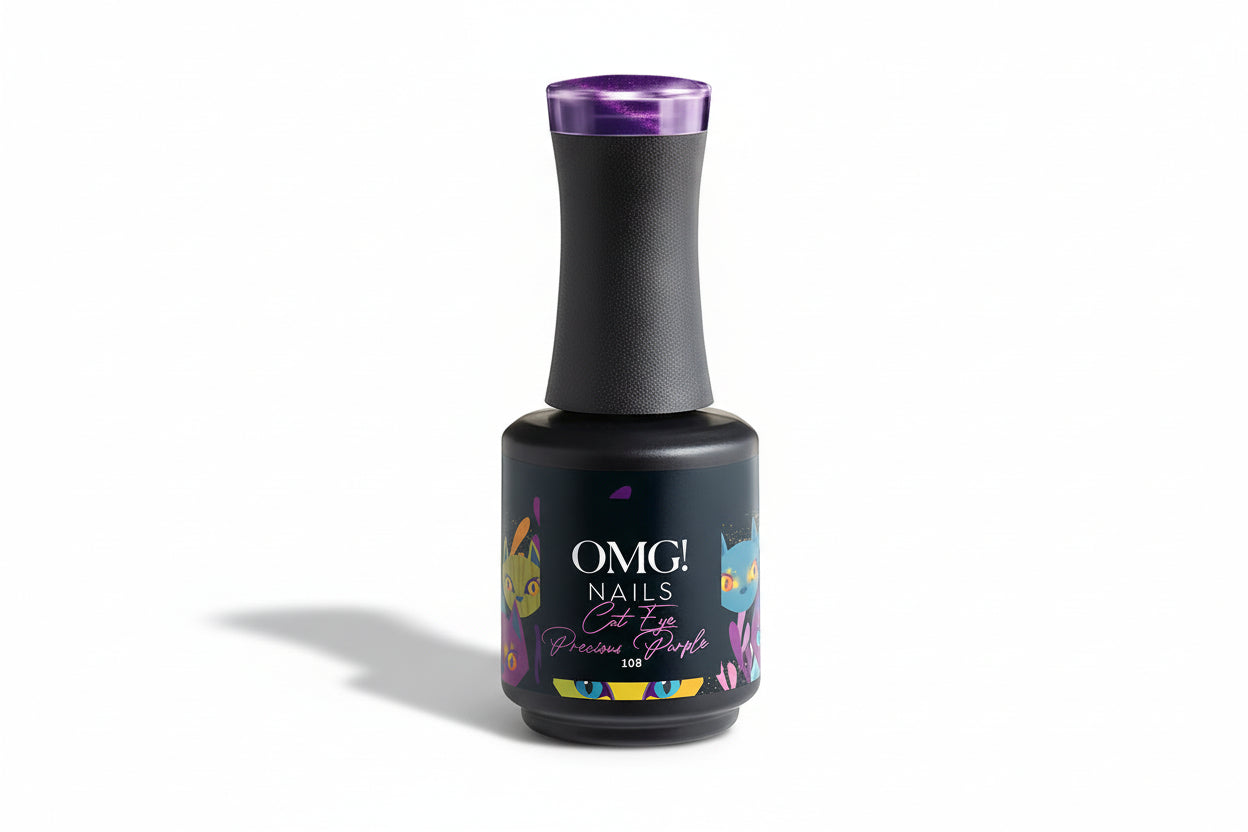 108 Cat Eye Precious Purple Gellak