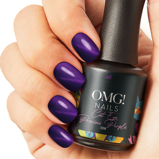 Cat Eye Precious Purple Gel-Nagellack