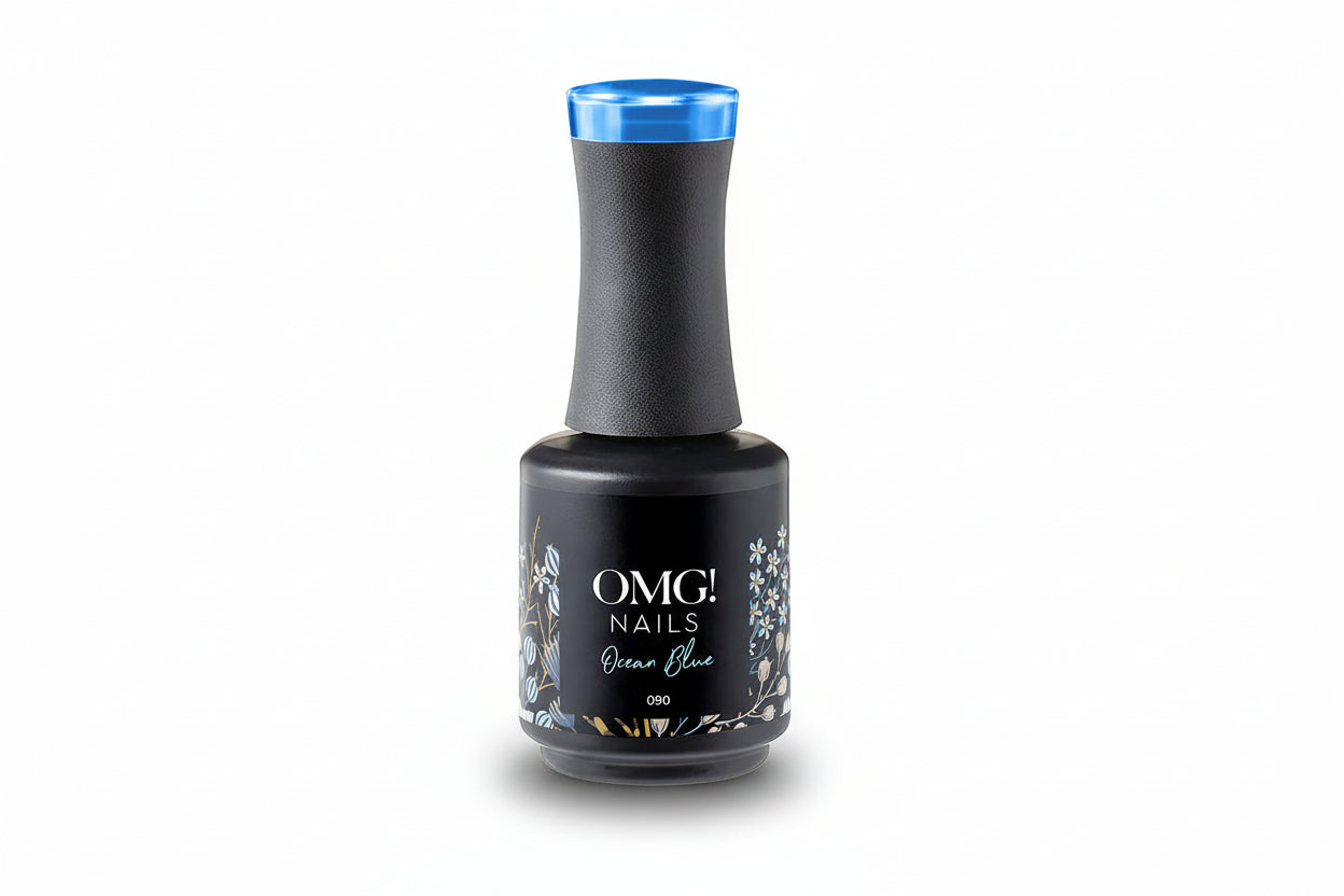 Ozeanblauer Gel-Nagellack