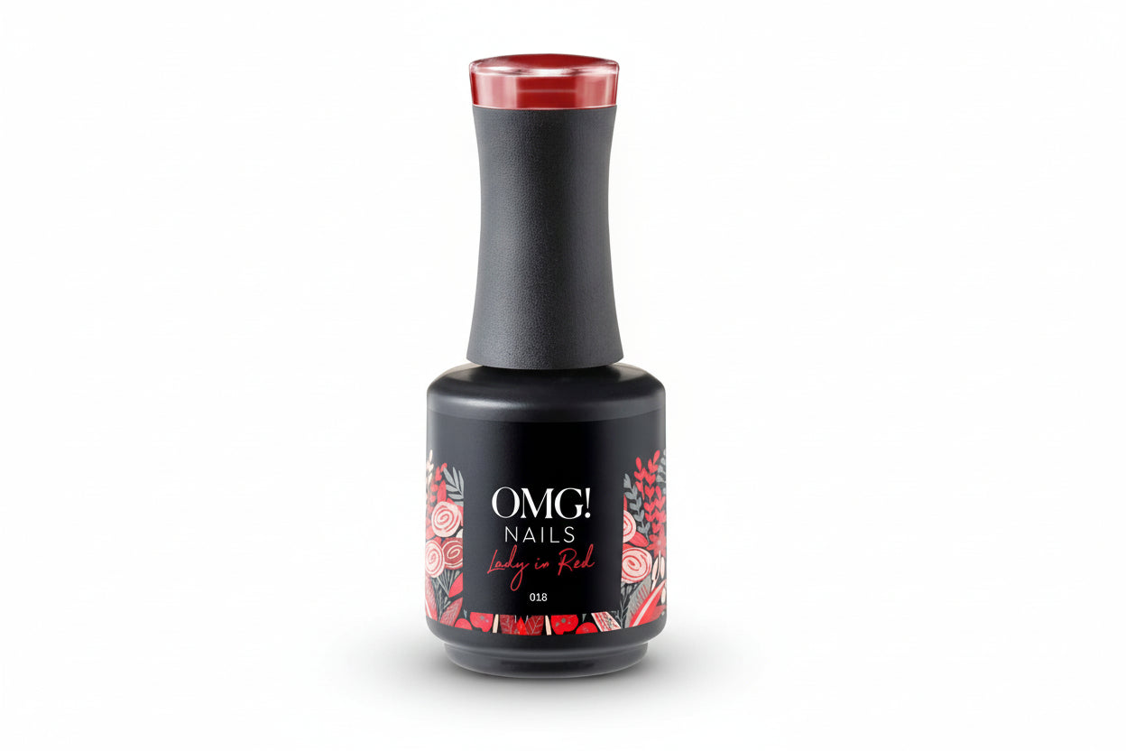 Lady in Red Gellak - OMG! Nails