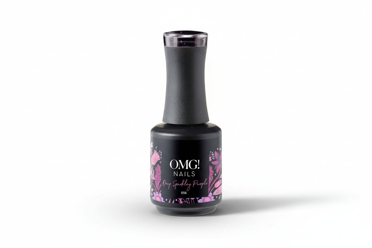 Deep Sparkley Purple Gellak - OMG! Nails