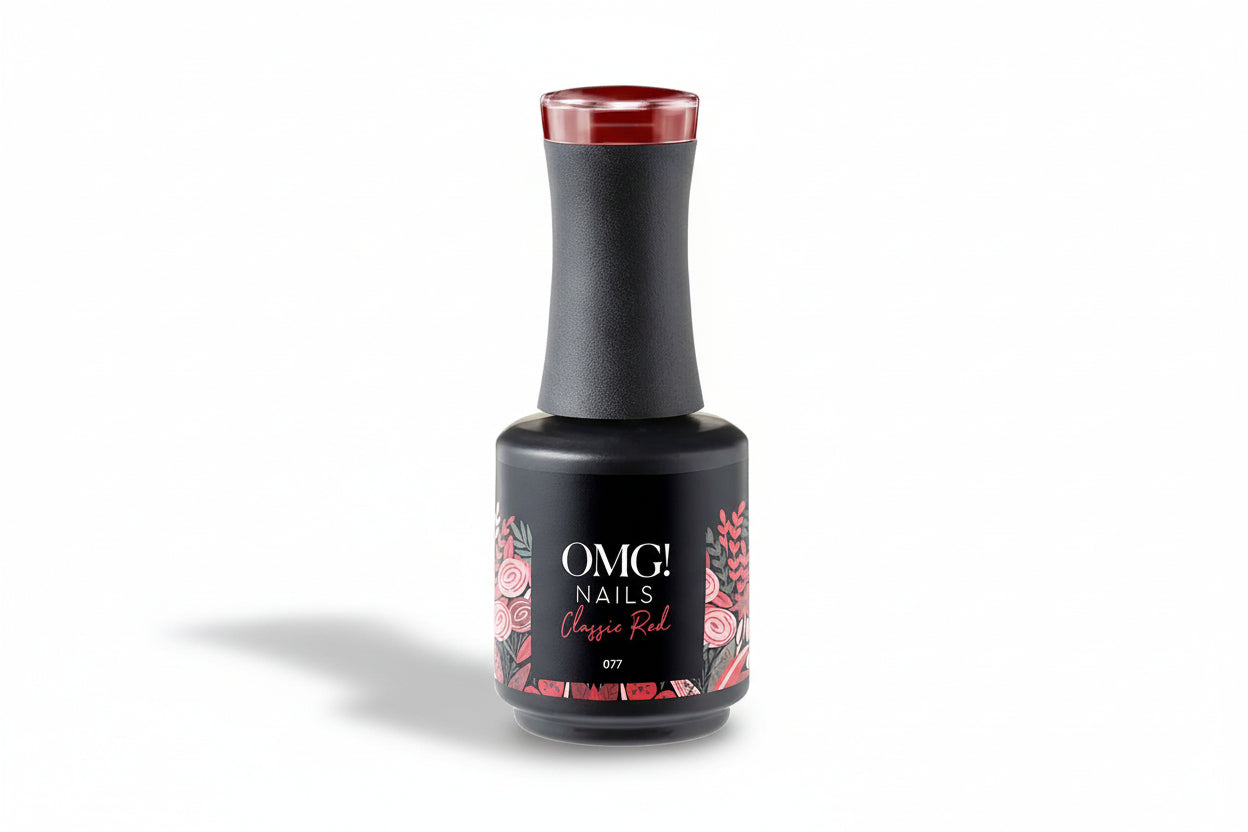 Klassischer roter Gel-Nagellack