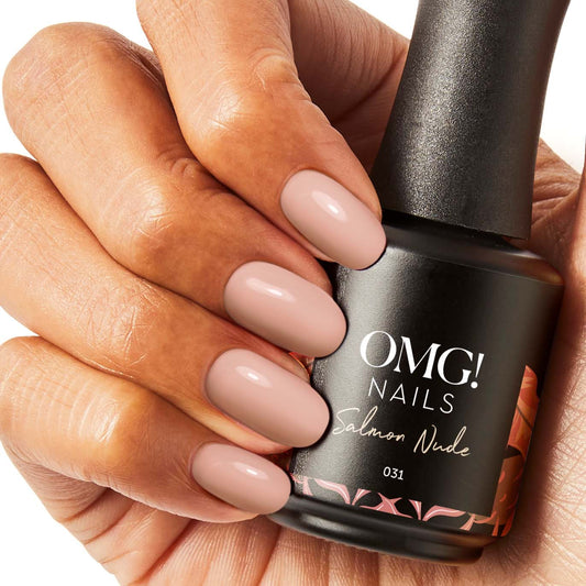 Lachsfarbener Nude-Gel-Nagellack