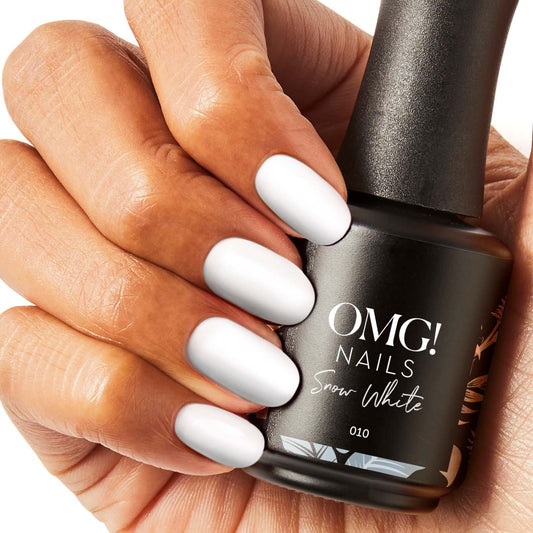 Schneeweißer Gel-Nagellack
