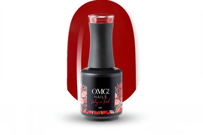018 Lady in Red Gel Polish