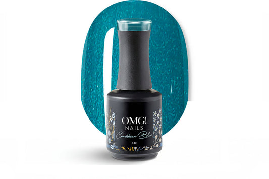 Karibikblauer Gel-Nagellack