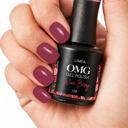 128 Wine Berry Gel polish