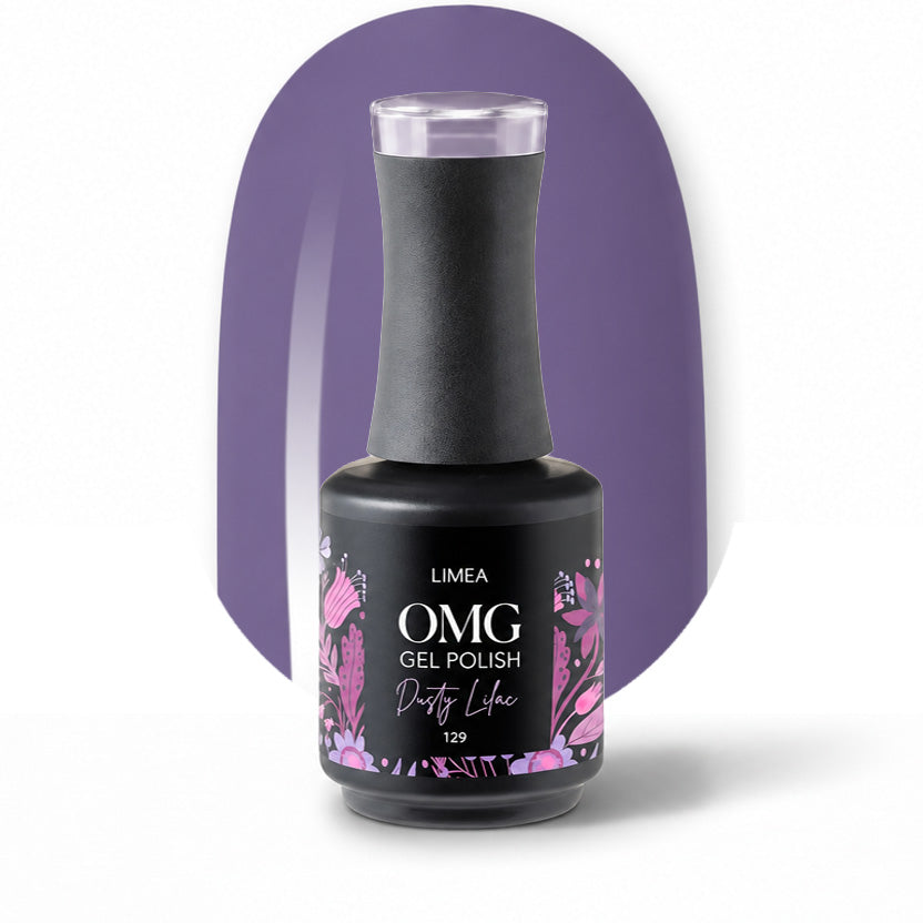 129 Dusty Lilac gel polish