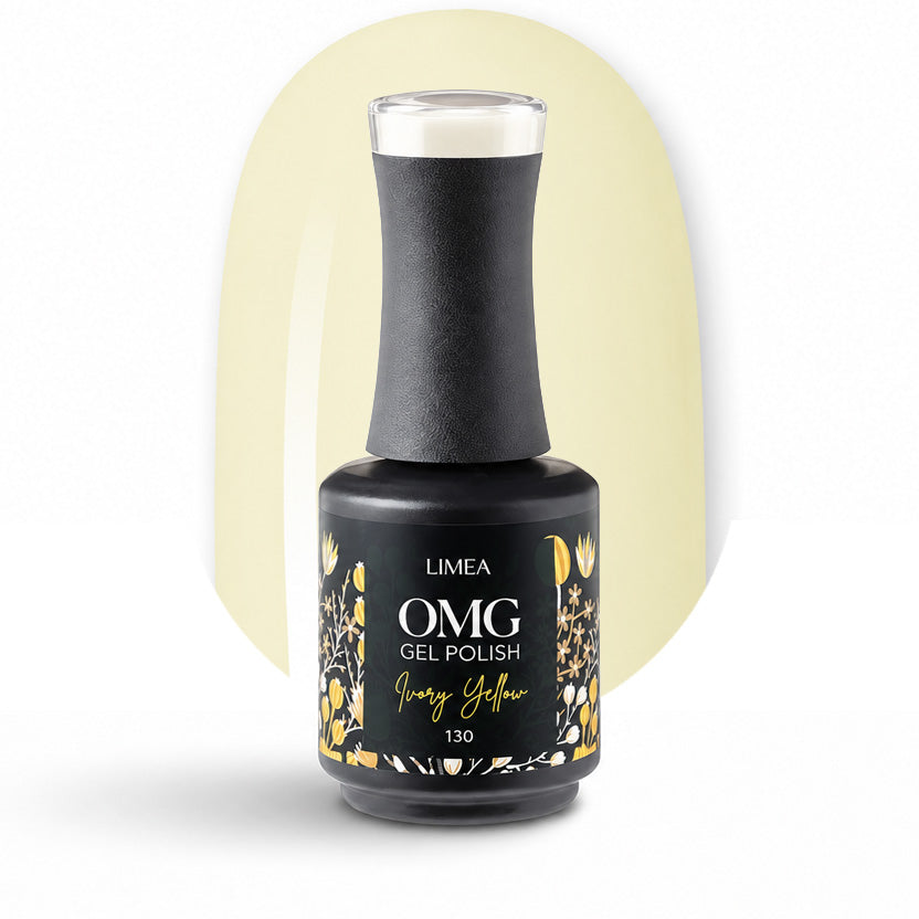 130 Ivory yellow gel polish