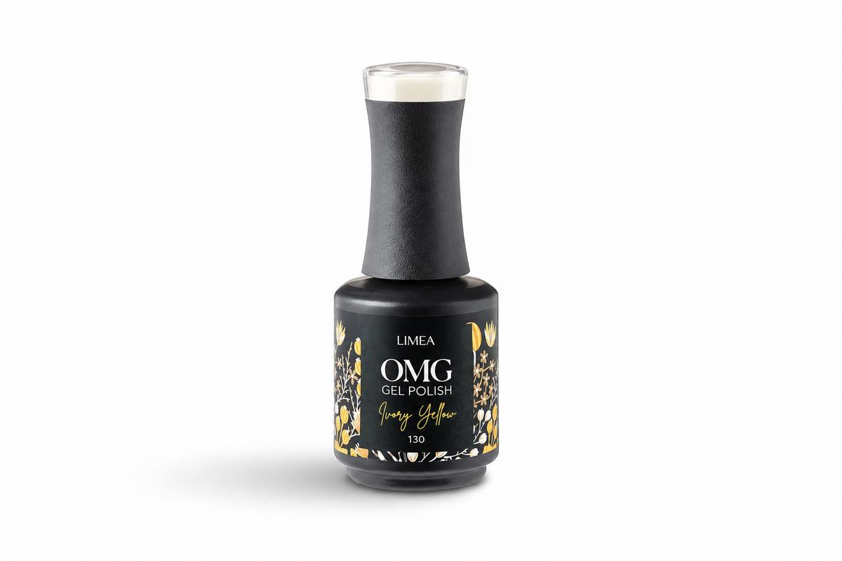 130 Ivory yellow gel polish