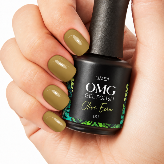 131 Olive Ecru gel polish