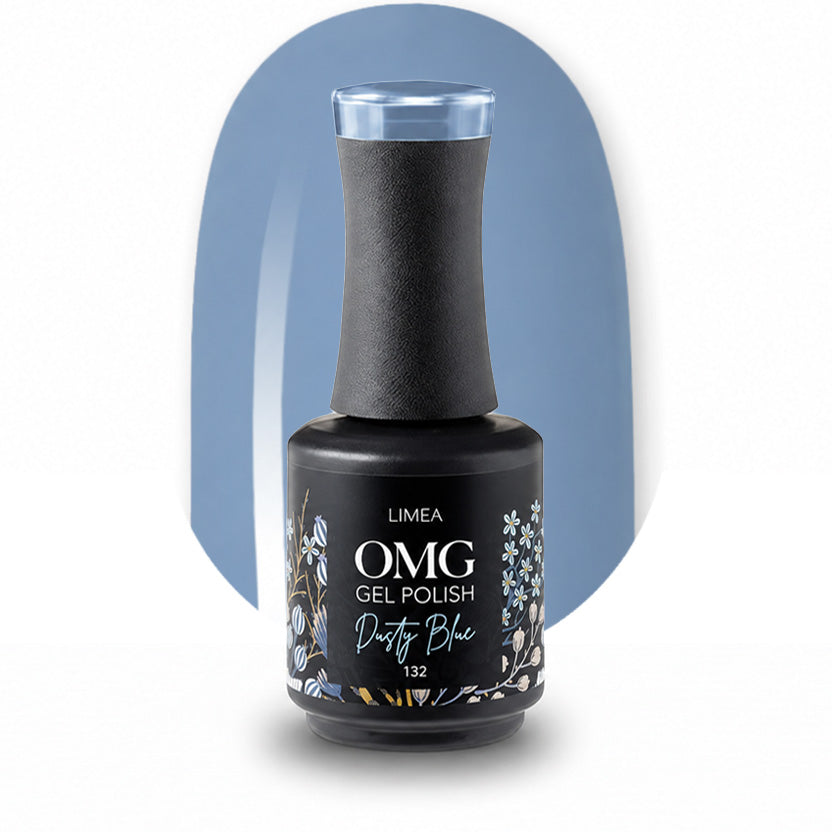 132 Dusty Blue Gel Polish