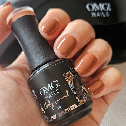 Klebriger Karamell-Gel-Nagellack