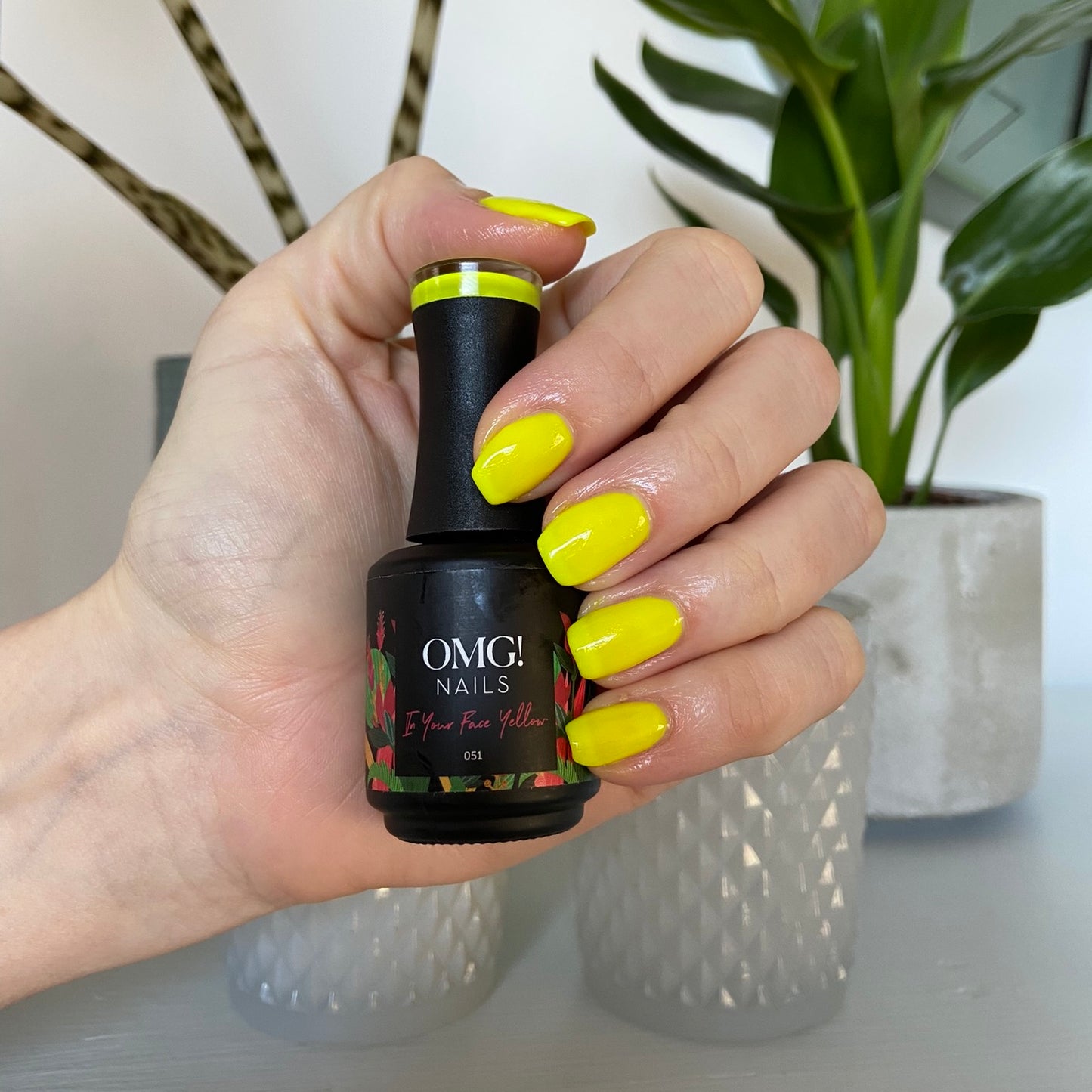 Gelber Gel-Nagellack „In Your Face“