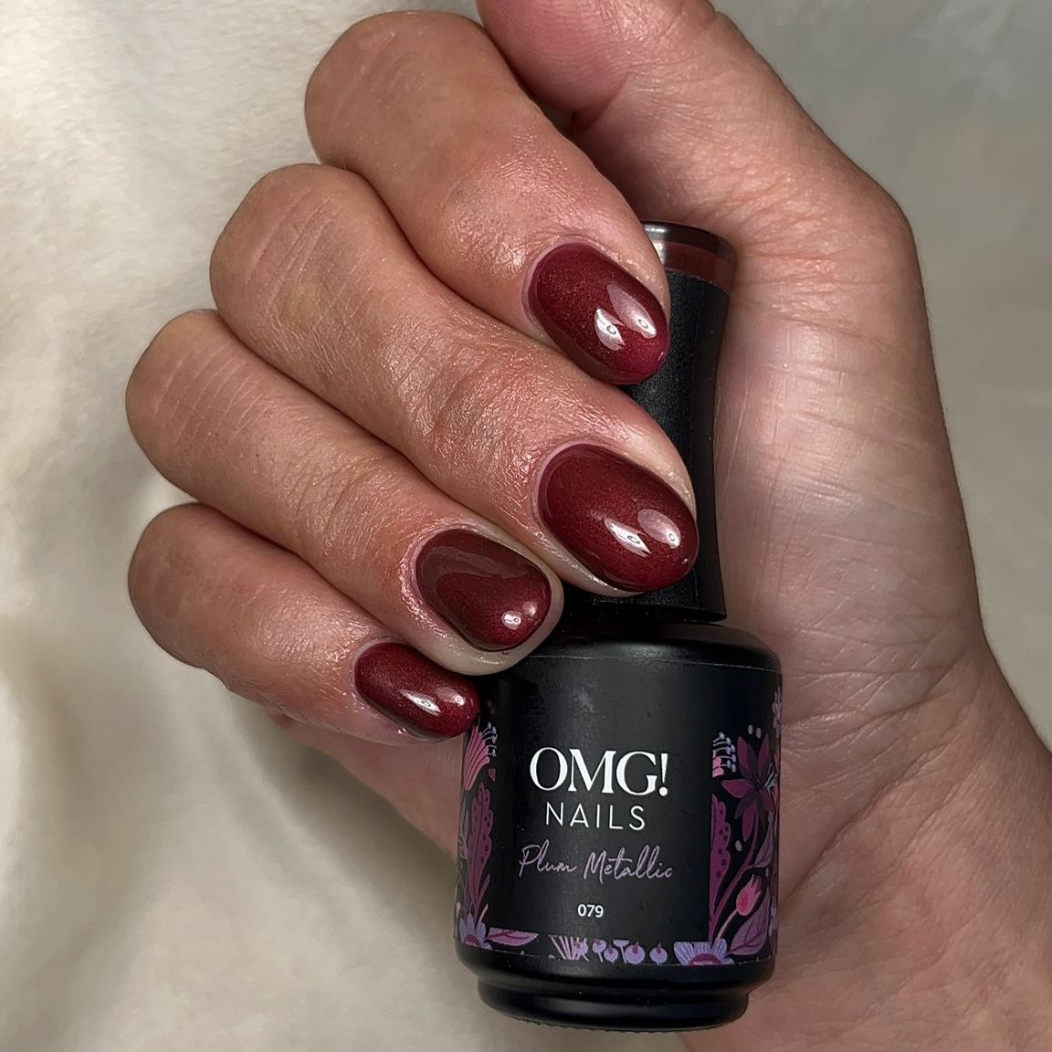 079 Plum Metallic Gel Polish