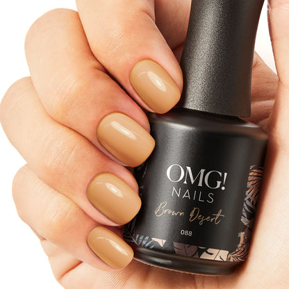 Brauner Wüsten-Gel-Nagellack