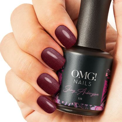 115 Shiny Aubergine Gel Polish