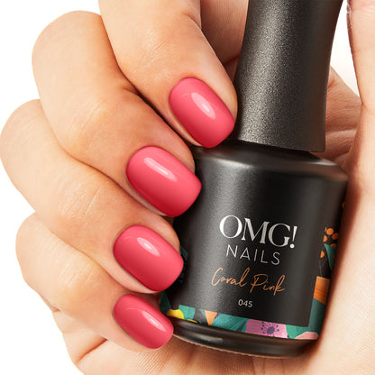 045 Coral Pink Gel Polish