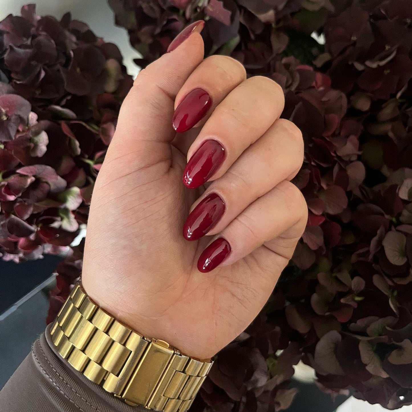 052 Burgundy Red Gel Polish