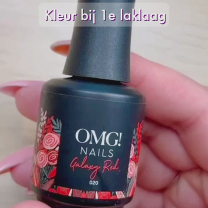 020 Galaxy Red Gel Polish