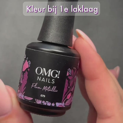 079 Plum Metallic Gel Polish
