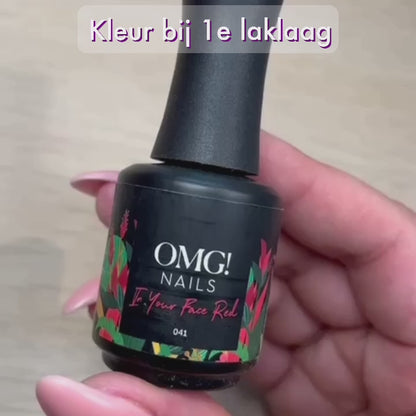 041 In Your Face Red Gel Polish
