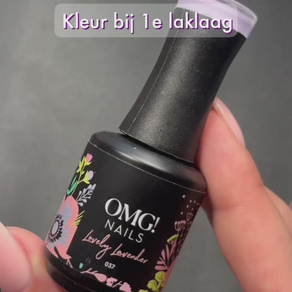 Schöner Lavendel-Gel-Nagellack
