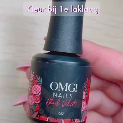Schwarzer Samt-Gel-Nagellack