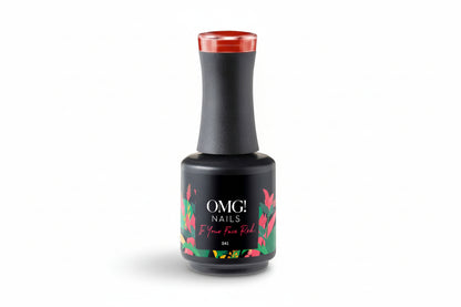 In Your Face Red Gellak - OMG! Nails