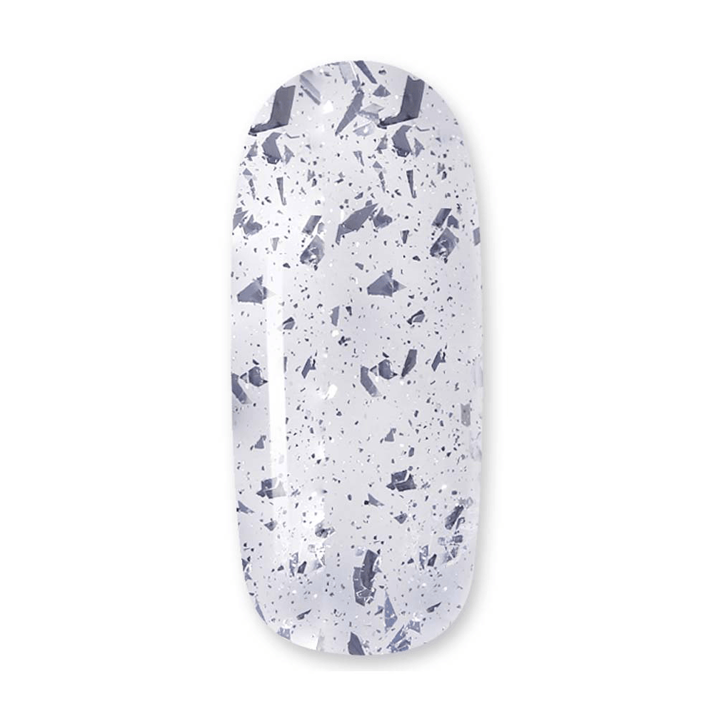 Silver Glam Top Coat Gellak - OMG! Nails