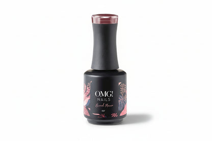Gebrannter malvenfarbener Gel-Nagellack