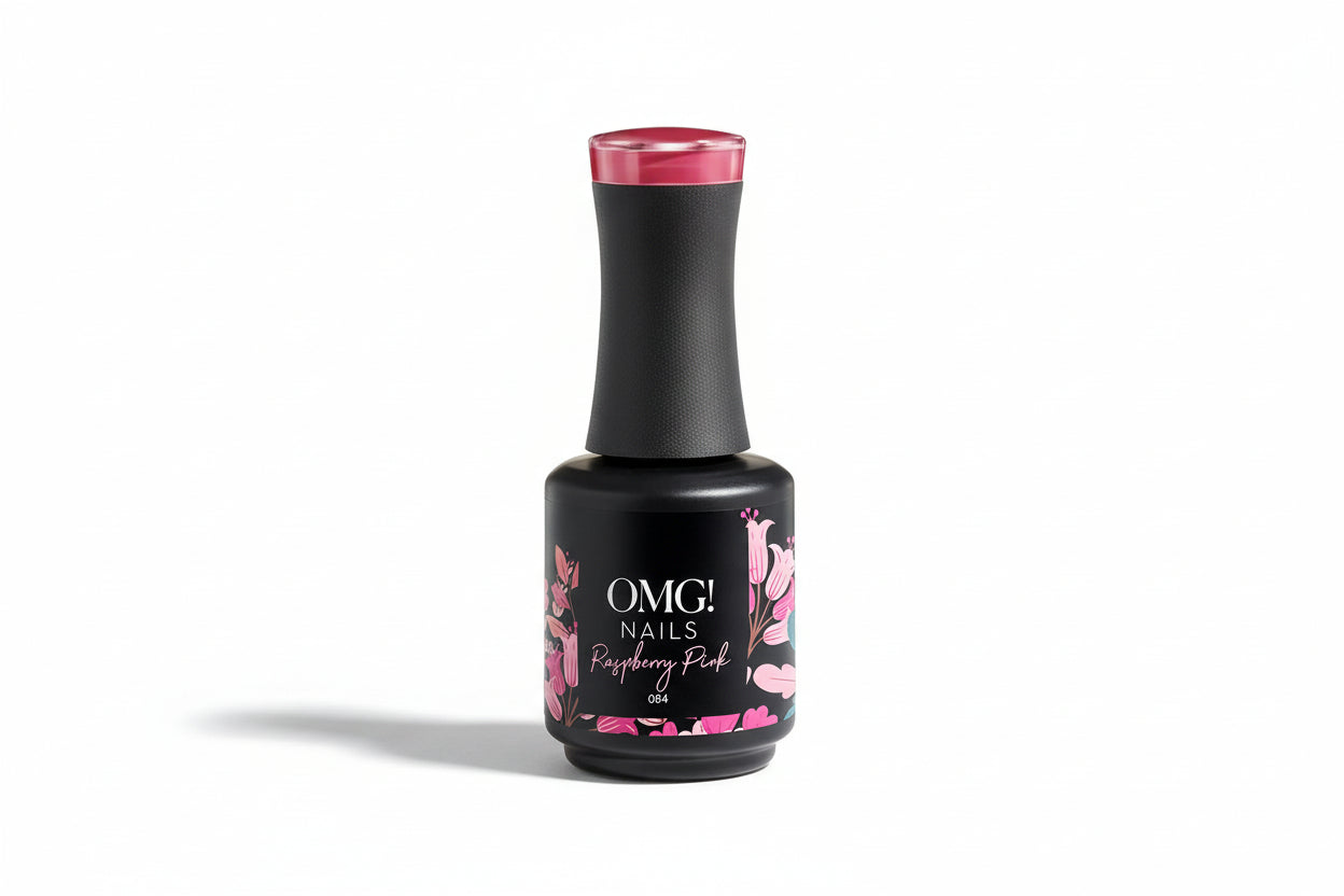 Himbeerrosa Gel-Nagellack