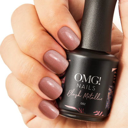 082 Blush Metallic Gel Polish
