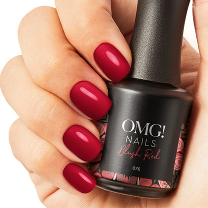 Errötender roter Gel-Nagellack