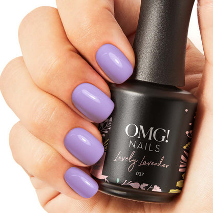 Schöner Lavendel-Gel-Nagellack