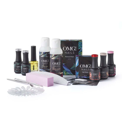 Gellak Starterspakket zonder lamp en 3 kleuren - OMG! Nails
